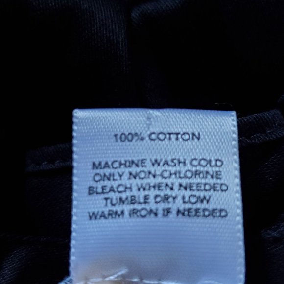 Ann Taylor Loft (Size 10 Black Dress full button front) - Picture 8 of 10